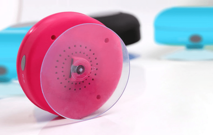 Wasserdichter Bluetooth-Lautsprecher mit Saugnapf für die Badewanne etc.