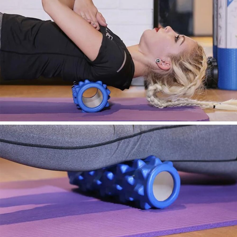 Yoga-Schaumstoffrolle in Schwarz oder Lila