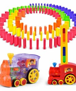 Domino-Zug mit Licht und Geräusch (selbstfahrende Spielzeugeisenbahn