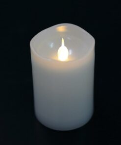 LED-Kerze aus Kunststoff 6 Stk. in weiß (5