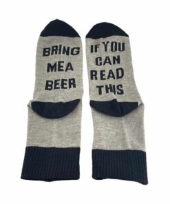 "Bring me a beer" Socken in Einheitsgröße