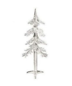 Glasweihnachtsbaum mit Schnee (22 cm.) Von SIA