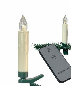Kabellose LED-Weihnachtsbaumbeleuchtung (10