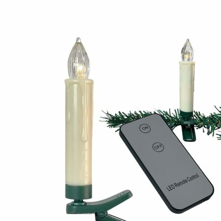 Kabellose LED-Weihnachtsbaumbeleuchtung (10
