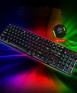 Gaming-Tastatur mit LED-Hintergrundbeleuchtung
