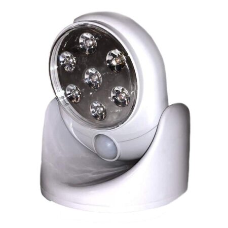 LED-Sensorlampe weiß (rund) mit Bewegungssensor