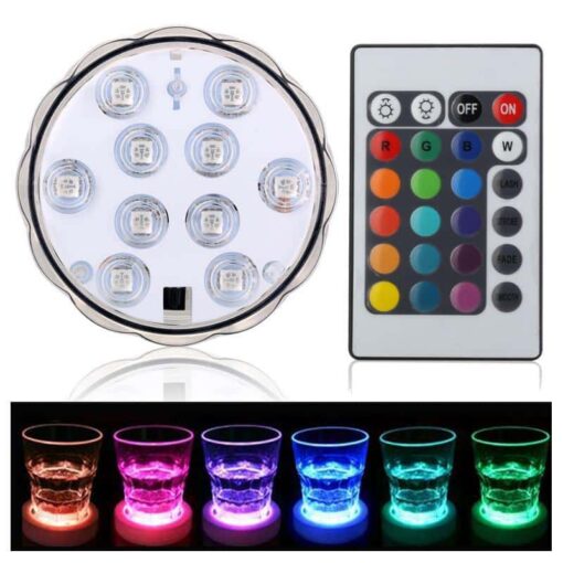 LED-Licht mit 16 verschiedenen Farben (wasserfest) inkl. Fernbedienung