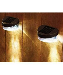 Solar-LED-Lampe für die Wand (erhältlich in Schwarz und Weiß)