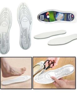 Schuheinlegesohle/Einlage aus Memory-Schaum - 1 Paar weiß (Einheitsgröße)