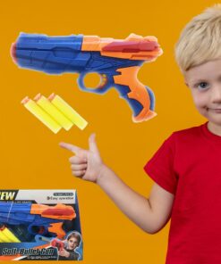 Spielzeug-Softgun mit 3 Schaumstoffpfeilen - Spielzeugpistole