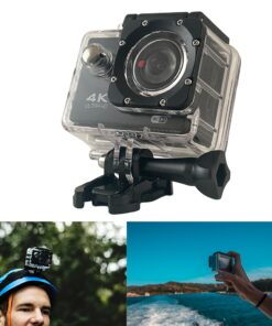 Action-Kamera mit wasserdichtem Gehäuse - 4K - 16.0 Mega Pixel