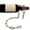 Weinhalter - Schwebend mit Metallkette
